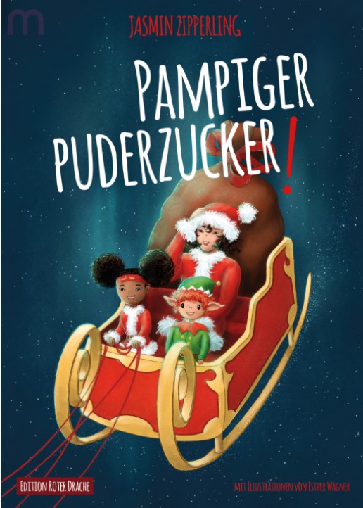 Pampiger Puderzucker - Kinder im Weihnachtsschlitten